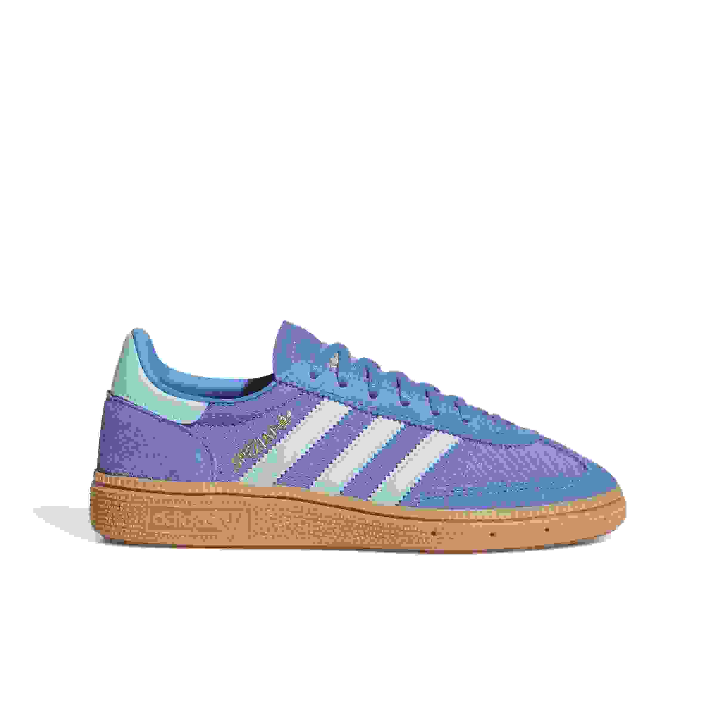 adidas Originals Handball Spezial Grade School Girls' "Real Lilac/Icey Blue/Gum 4" Shoe